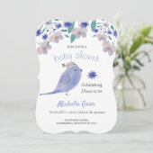 花帽子をかぶったかわいい青い雀 (スタンド正面)