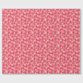 花幾何学模様 ラッピングペーパー (フラット)