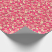 花幾何学模様 ラッピングペーパー (角)