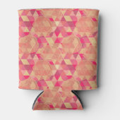 花幾何学模様 缶クーラー (正面)