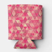 花幾何学模様 缶クーラー (裏面)