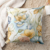 花弁お洒落照明植物学 クッション (ブランケット)