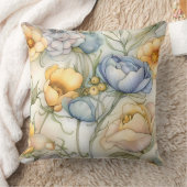 花弁お洒落照明植物学 クッション (ブランケット)