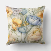 花弁お洒落照明植物学 クッション (裏面)