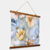 花弁お洒落照明植物学 吊り下げ型タペストリー (傾斜あり)