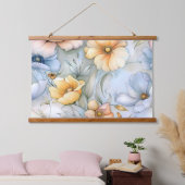 花弁お洒落照明植物学 吊り下げ型タペストリー (寝室)