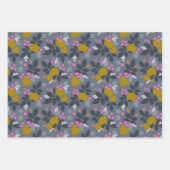 花弁かわいらしパーティー紙 ラッピングペーパーシート (正面)