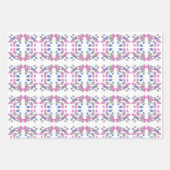 花弁かわいらし詰め合わせ包装紙 ラッピングペーパーシート (正面3)