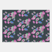 花弁かわいらし詰め合わせ包装紙 ラッピングペーパーシート (正面2)