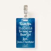 花弁のパトロールのフラワー・ガールのバッジ バッジ (裏面クリップ)