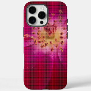 花弁の美しさ 市松模様のバラの花弁パターンアート iPhone 16 PRO MAXケース