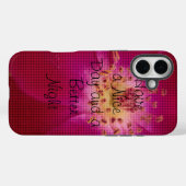 花弁の美 | 市松模様のバラの花弁パターンアート Case-Mate iPhoneケース (裏面 (横))