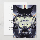 花弁の誘い 招待状 (正面/裏面)