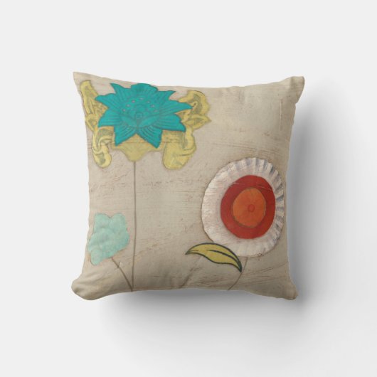 花弁はIを模造します クッション (正面)