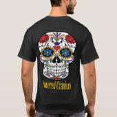 花弁クランウクラシックムTシャツデザイン Tシャツ (裏面)