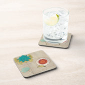 花弁パターンI コースター (右側)