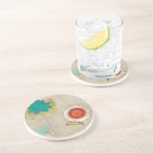 花弁パターンI コースター (側面)