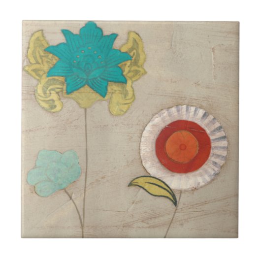 花弁パターンI タイル (正面)