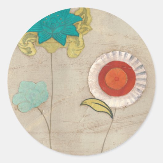 花弁パターンI ラウンドシール (正面)