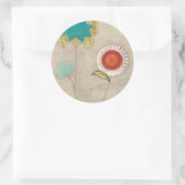 花弁パターンI ラウンドシール (バッグ)