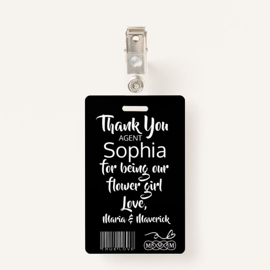 花弁パトロールフラワーガールバッジ バッジ (裏面クリップ)