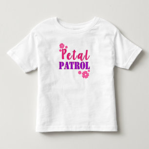 花弁パトロールフラワーガール幼児用シャツ トドラーTシャツ