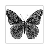 花弁ファンシー蝶ゴム印 ラバースタンプ (インプリント)