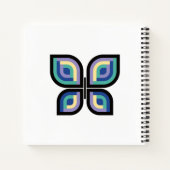 花弁プリズムバタフライ ノートブック (裏面)