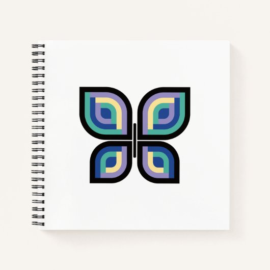 花弁プリズムバタフライ ノートブック (正面)