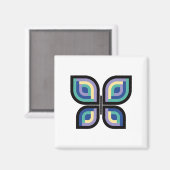 花弁プリズムバタフライ マグネット (正面/裏面)