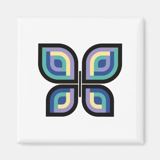 花弁プリズムバタフライ マグネット (正面)