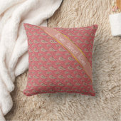 花弁ペイズリー模様 クッション (ブランケット)