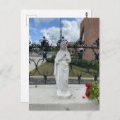 花弁付きハートマリア ポストカード (正面/裏面)