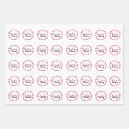 花弁付きベビーガールピンク《キリスト教》洗礼式や命名式紙 ラッピングペーパーシート