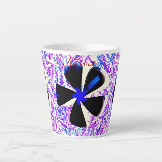 花弁双輪フラワーサンダー_コーブ カフェラテマグ (正面)