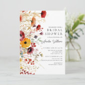花弁完成ブライダルシャワー招待 招待状 (スタンド正面)