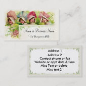 花弁少女1 名刺 (正面/裏面)