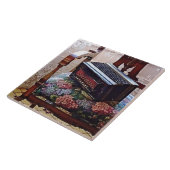 花弁座付き椅子のアコーディオンのボタン タイル (側面)