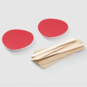 花弁形ハンドファン – トマトレッド(カスタム) ハンドファン (組立なし)