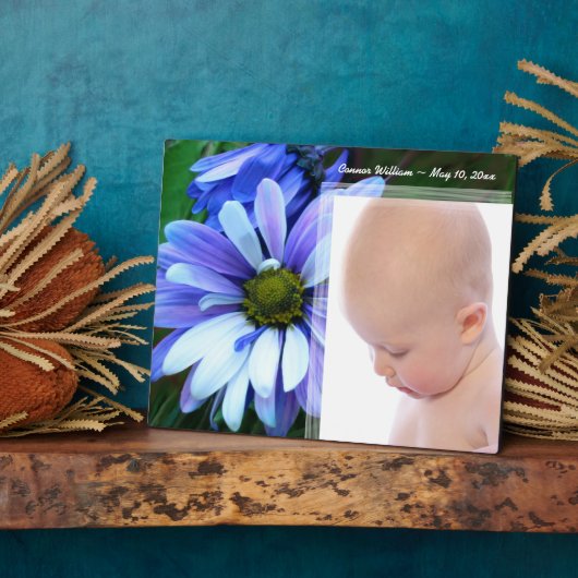 花弁快楽パーソナライズされた写真プラーク フォトプラーク (側面)