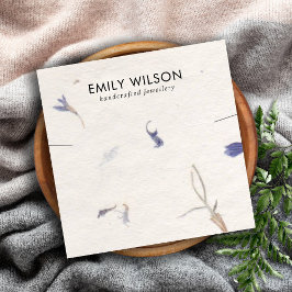 花弁手作り紙ネックレスブレスレットディスプレイ スクエア名刺