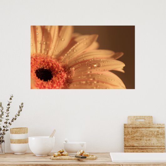 花弁滴 ポスター (キッチン)