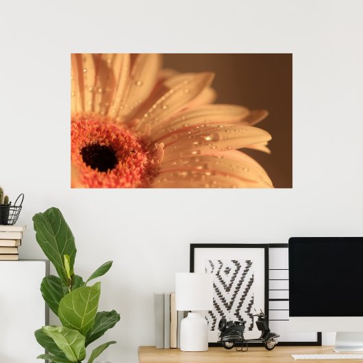 花弁滴 ポスター (ホームオフィス)