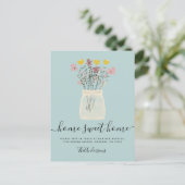 花引越し住宅案内はがき ポストカード (スタンド正面)