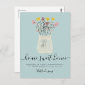 花引越し住宅案内はがき ポストカード (正面/裏面)