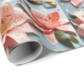 花形の ラッピングペーパー (ロールコーナー)