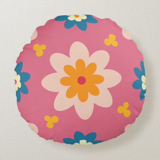 花形枕 ラウンドクッション (正面)