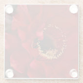 花形花 ガラスコースター (裏面)