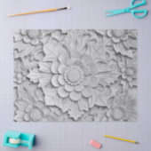 花彫刻ティッシュペーパー 薄葉紙 (クラフト)