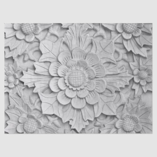 花彫刻ティッシュペーパー 薄葉紙 (正面)